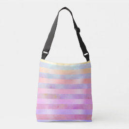 Sac Ajustable Fleurs arc-en-ciel Abstraites en aquarelle