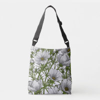 Fleurs cosmos blanches