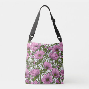 Sac Ajustable Fleurs Cosmos roses