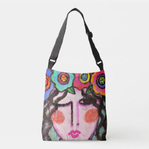 Sac Ajustable Fleurs dans ses cheveux Art Abstrait