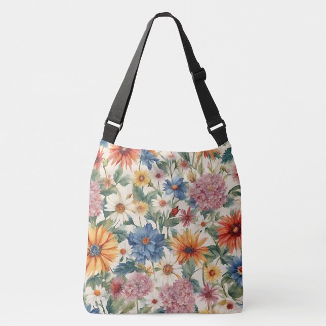 Sac Ajustable Fleurs de jardin d'été Extraordinaires (Devant)