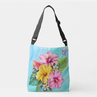Sac Ajustable Fleurs de Tropicaux Hibiscus Demoiselles d'Honneur