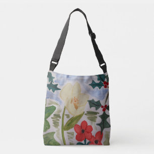 Sac Ajustable Fleurs d'hiver & Holly