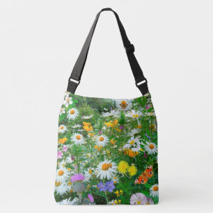 Sac Ajustable Fleurs sauvages et papillons
