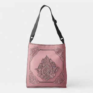 Sac Ajustable Floral Carré Lace IA art