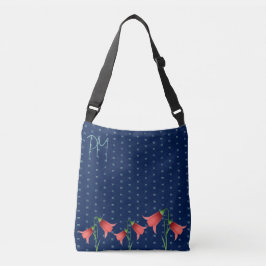 Sac Ajustable Floral Monogram Pattern