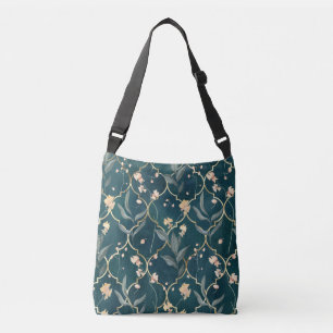 Sac Ajustable Floral vert et or