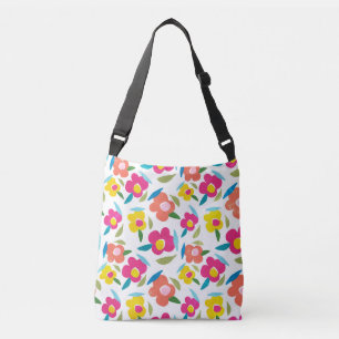 Sac Ajustable Flore brillante sur blanc