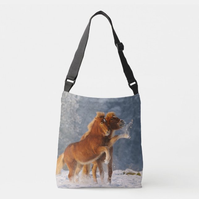 Sac Ajustable Foal de cheval islandais Jouer dans le carrosse de (Devant)