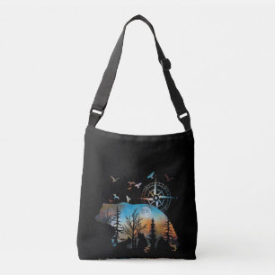 Sac Ajustable Forêt De Silhouette Pour Les Ours Et Les Amateurs