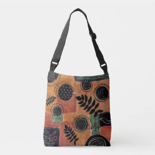 Sac Ajustable Formes et feuilles de cercles géométriques abstrai