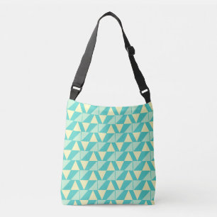 Sac Ajustable Formes géométriques en turquoise et jaune en bando