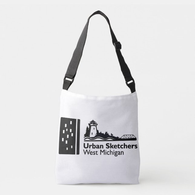 Sac Ajustable Fourre-tout blanche (Devant)