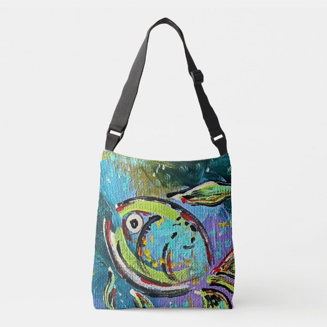 Sac Ajustable Fourre-tout du carrefour des poissons (Devant)