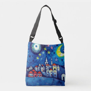 Sac Ajustable Fourre-tout Transcarrossable Surreal Village