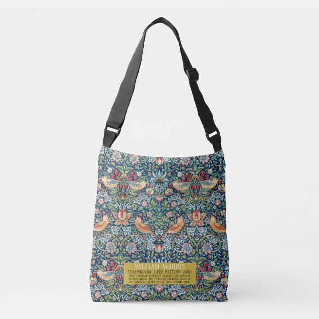Sac Ajustable Frameur de fraises - Conception de William Morris (Devant)