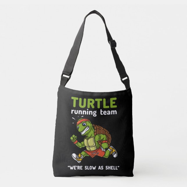 Sac Ajustable Funny Turtle Running Team Cardio Exercice (Devant)