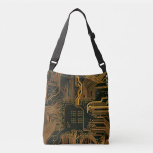 Sac Ajustable Geek Sortie carte circuit électronique orange PCB