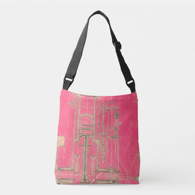 Sac Ajustable Génie schématique Dessin Moteur à gaz initial (Devant)