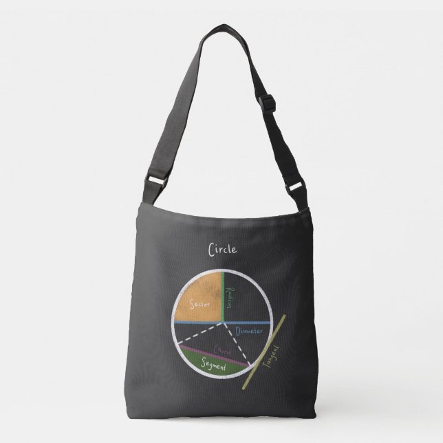 Sac Ajustable Géométrie d'une géométrie circulaire (Devant)
