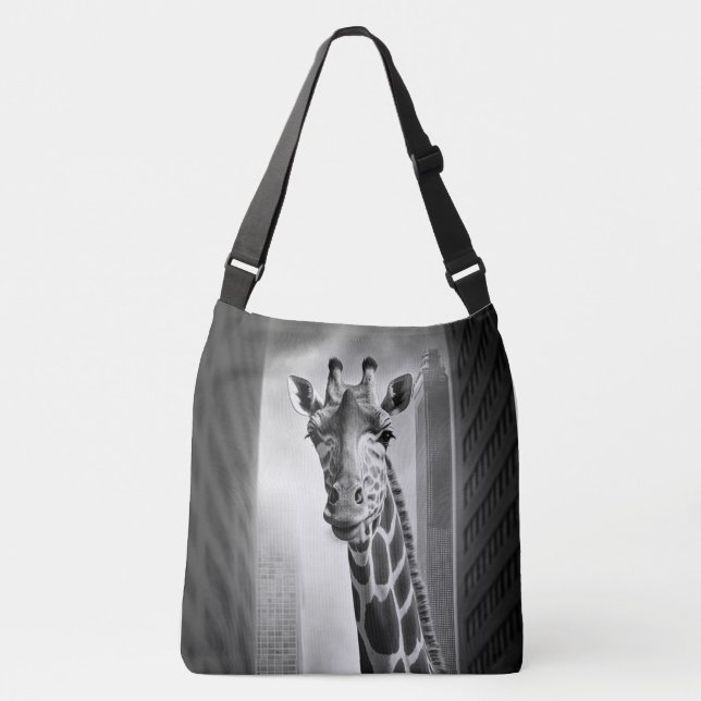 Sac Ajustable Giraffe dans une cityscape (Devant)