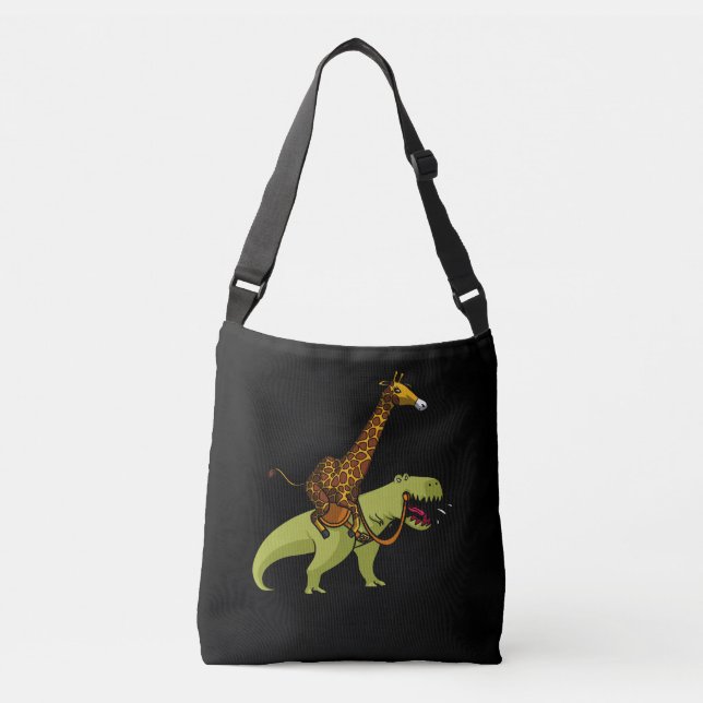 Sac Ajustable Giraffe équitation T-Rex Dinosaur Animaux amusants (Devant)