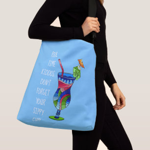 Sac Ajustable Gobelet pour adultes (bleu), Jolie Plage
