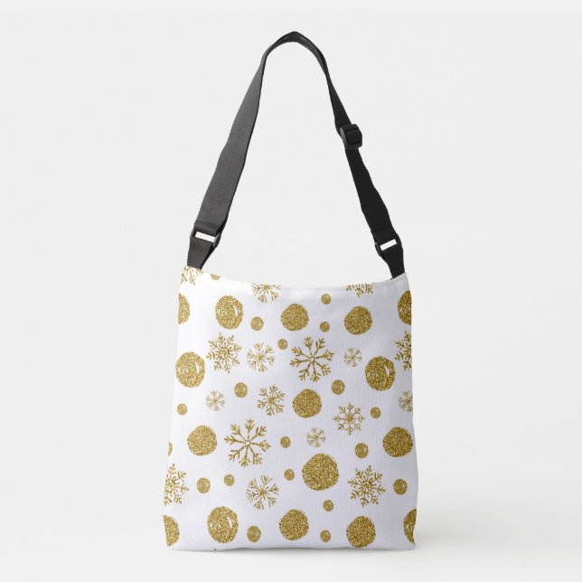 Sac Ajustable Golden Snow Flakes 1 (Devant)