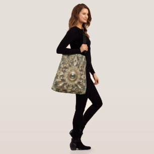 Sac Ajustable graines verdure métallique tourbillons or