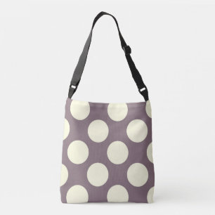 Sac Ajustable Grand design pois blanc sur violet