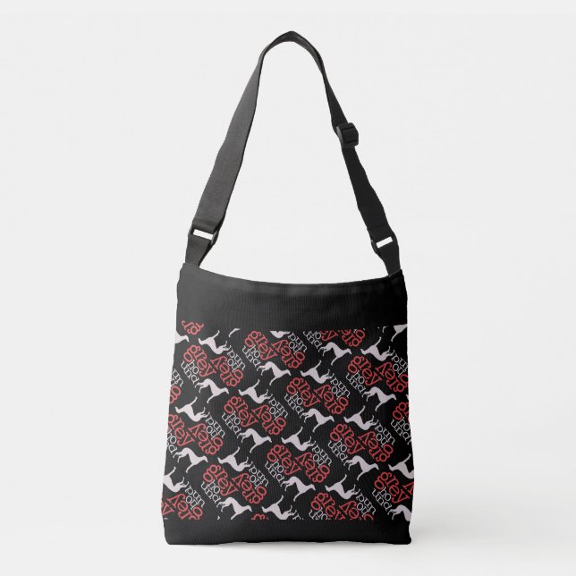 Sac Ajustable Greyhound stylisé (Devant)