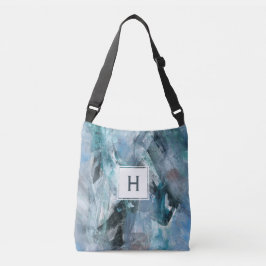 Sac Ajustable Gris bleu Abstrait Pinceau peinture