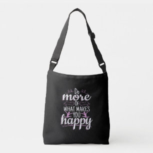Sac Ajustable Gymnastique Féminine - Citation Motivante Heureuse
