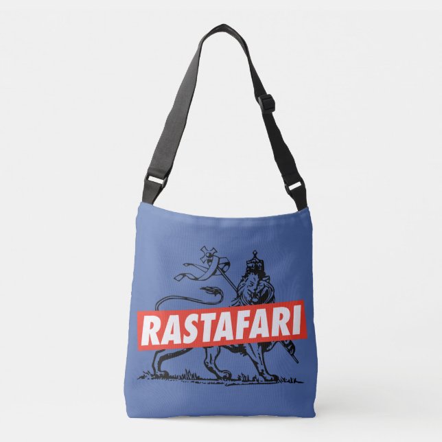 Sac Ajustable Haile Selassie - Jah Rastafari - Reggae Roots Bag (Devant)