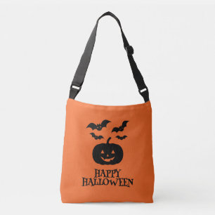 Sac Ajustable Happy Halloween Citrouille Bat Minimal