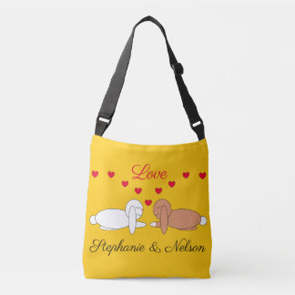 Sac Ajustable Happy, Loving Rabbits: Yellow