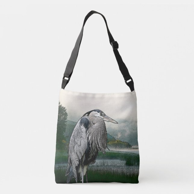 Sac Ajustable Héron de grand bleu (Dos)