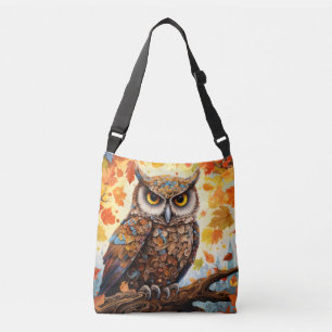 Sac Ajustable Hibou animal coloré Enchanter Abstrait