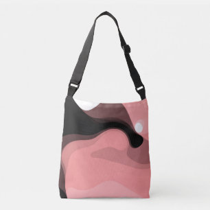 Sac Ajustable Horizon coucher de soleil : rose, noir et blanc Ab