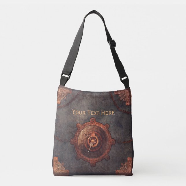 Sac Ajustable Horloge rouillée Steampunk (Devant)