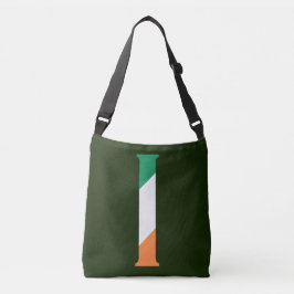 Sac Ajustable I Monogramme superposé sur le drapeau irlandais cb