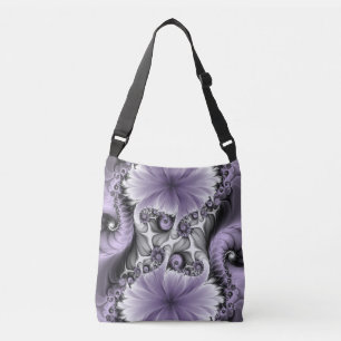 Sac Ajustable Illusion de lilas Art floral abstrait fractal Fant