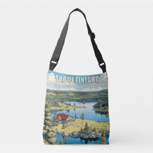 Sac Ajustable Illustration de la nature finlandaise