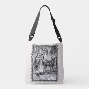 Sac Ajustable Illustration du chaperon rouge encadré à l'ère vic