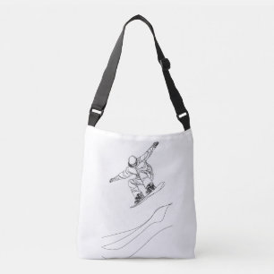 Sac Ajustable illustration en ligne d'un snowboardeur