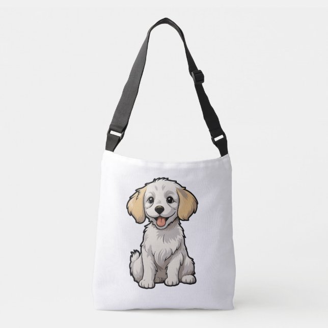 Sac Ajustable Illustration pour chien de dessin (Devant)