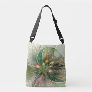 Sac Ajustable Imaginaire coloré Moderne Fleur Fractale Abstraite