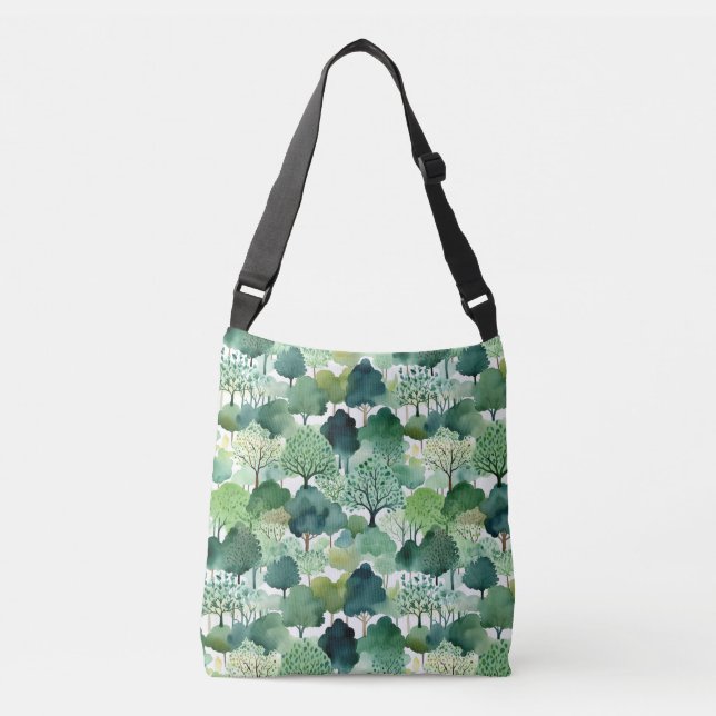 Sac Ajustable Impression Arborescence aquarelle (Devant)