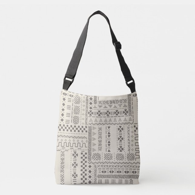 Sac Ajustable Impression d'art en boue africaine (Devant)