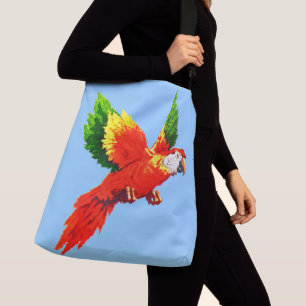 Sac Ajustable impression de perroquet volant